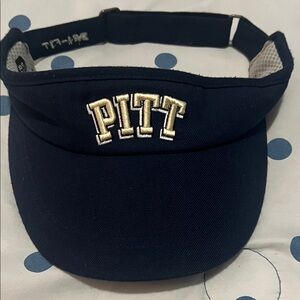 Nike Dark Blue Pitt Visor with Gold Embroidery